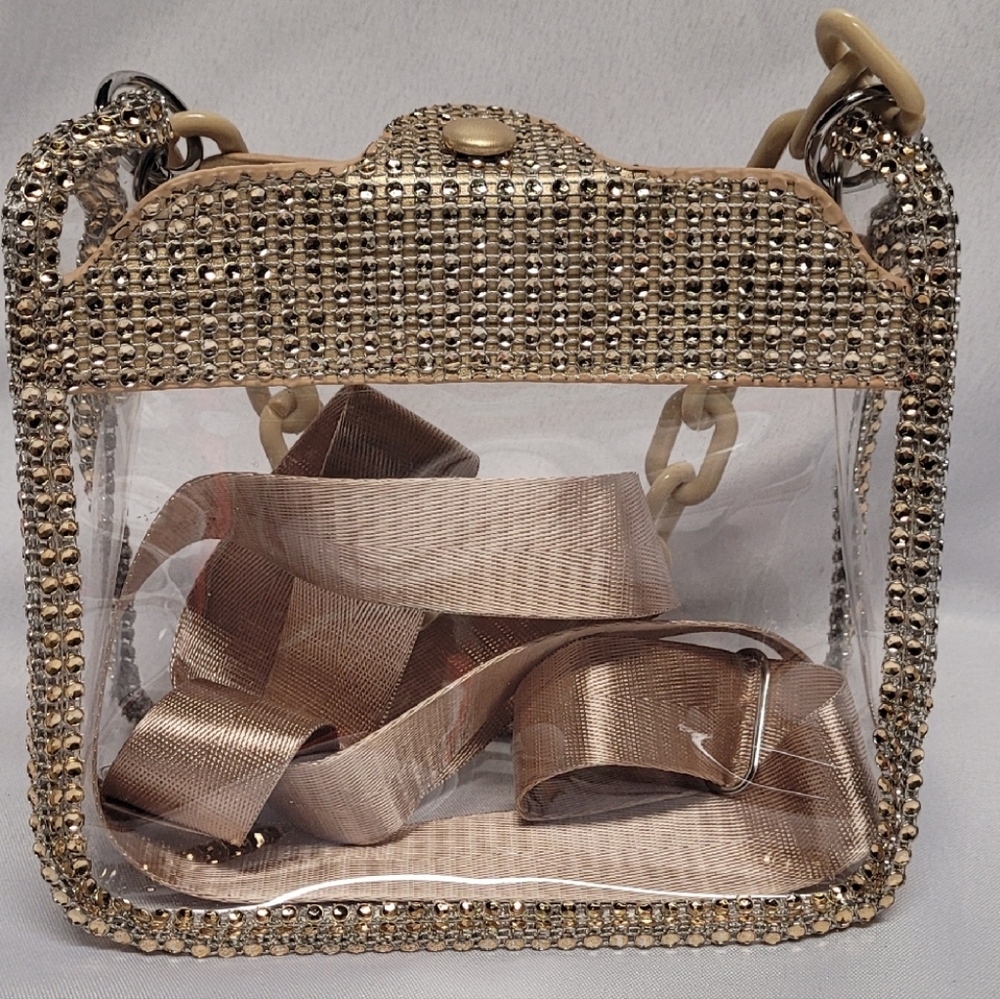 Chic Transparent Rhinestone Bag - image 1